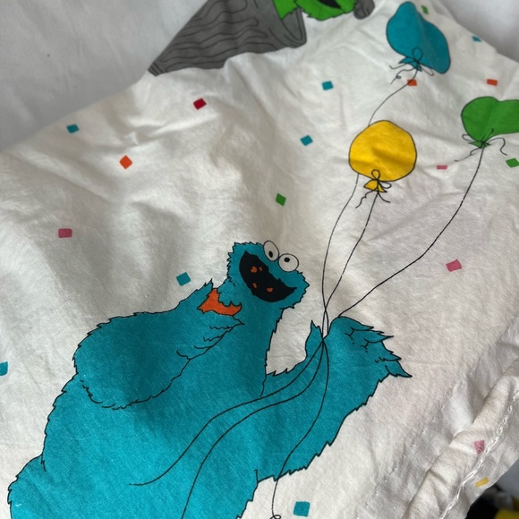 1980s - 1990s Jim Henson Sesame Street curtains, set of 2 , made in Canada - Picture 4 of 16